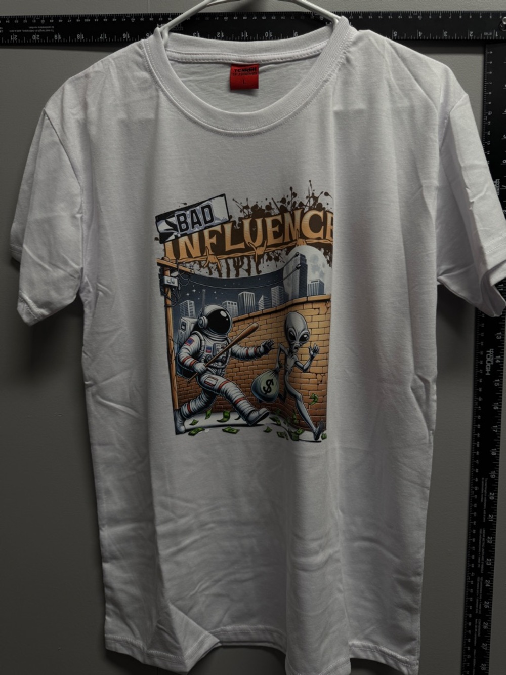 Bad Influence Graphic Tee - White